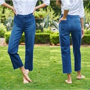 Frank & Eileen Kinsale Denim Trouser pants jeans blue size 8